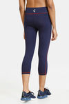 Zelocity Mid Rise High Quality Stretch Capri - Evening Blue — thumbnail 3